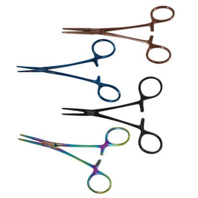 Kelly Hemostatic Forceps 5 1/2" Straight Color Coated