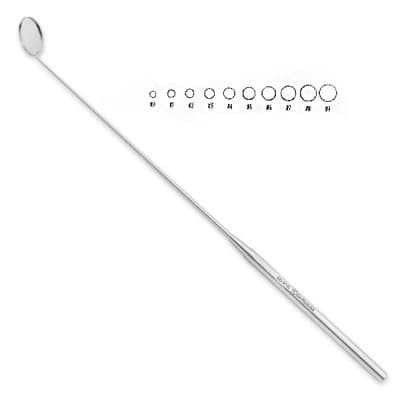 Laryngeal Mirrors Chrome Plated Chuck Handles