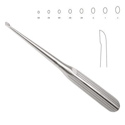 Lempert Curette 8" Oval Cup