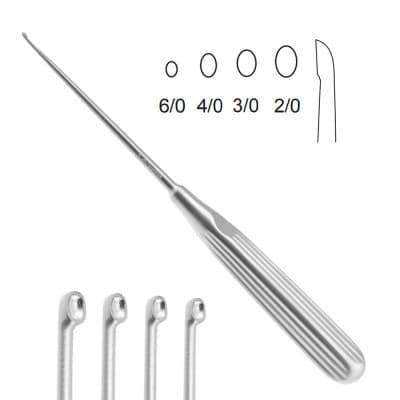 Lempert Curette 8" Teardrop Cup
