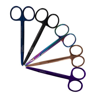 Littauer Stitch Scissors 4 1/2" Straight Color Coated