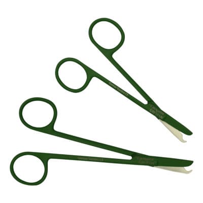 Littauer Stitch Scissors Green Color Coated