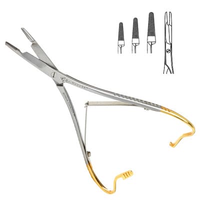 Mathieu Olsen Hegar Needle Holders Tungsten Carbide Inserts Jaws