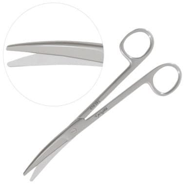 Mayo Dissecting Scissors Curved Left Hand
