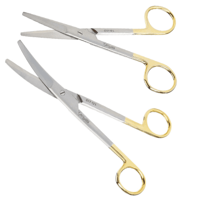Mayo Dissecting Scissors Tungsten Carbide Insert Blades Left Hand