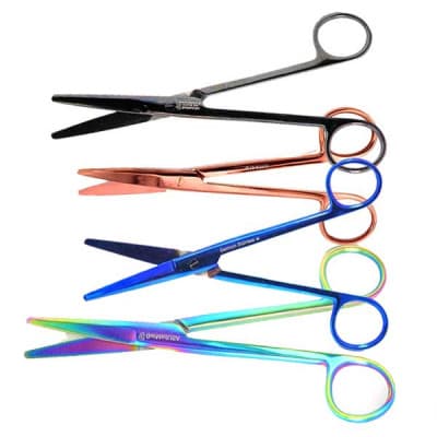 Mayo Scissors 5 1/2" Curved Color Coated