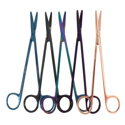 Metzenbaum Scissors 7" Curved Color Coated