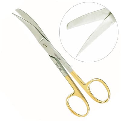 Operating Scissors Sharp Blunt Curved Tungsten Carbide
