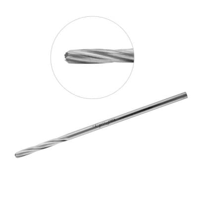 Twist Drill Round End Straight Shank Double Fluted