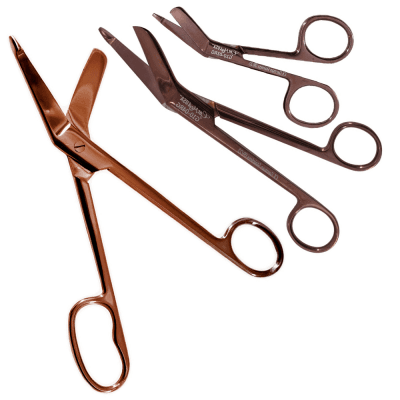 Rose Gold Color Coated Bandage Scissors
