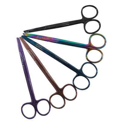 Stitch Suture Removal Scissors 5 1/2" Straight Color Coated