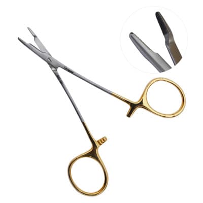 Webster Needle Holder with Scissor 4 3/4" Tungsten Carbide