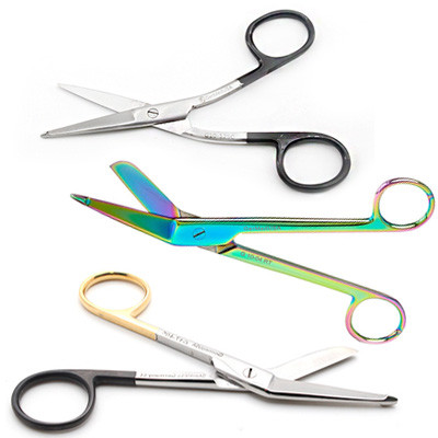 KCHEX New Mini Stainless Steel Bandage Scissors - Surgical & First Aid