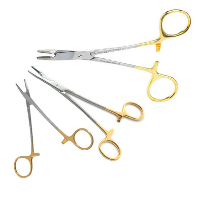 Olsen Hegar Needle Holder Left Hand with Scissors