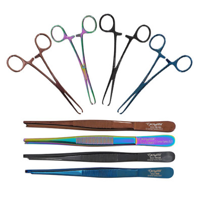 Tissue and Dressing Forceps Color Coated