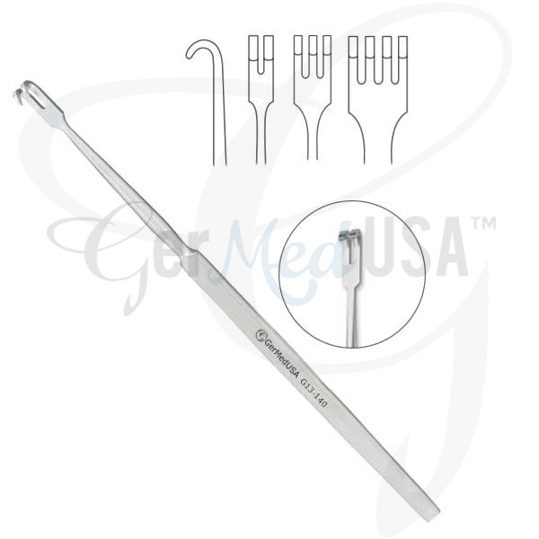 Rigid Neck Rake Retractor Surgical GerMedUSA Inc.