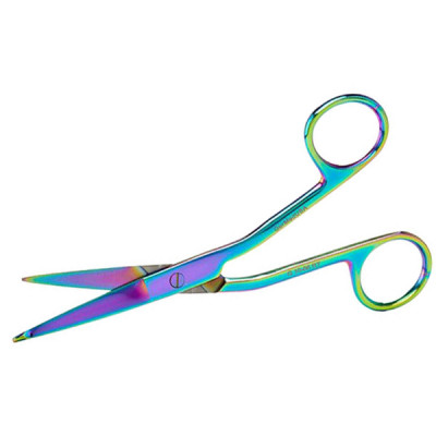 Rainbow Nose Scissor 3.5 Titanium Coated Safety Scissors | SM2407