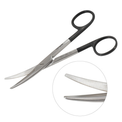 SuperCut Mayo Dissecting Scissors 5 1/2 inch Curved Left Hand