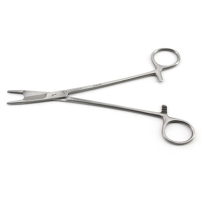 Med Vet International Olsen-Hegar Needle Holder and Scissors, Serrated