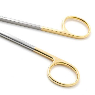 Scissors 5.5 inches Straight Gold Plated Handle with Tungsten