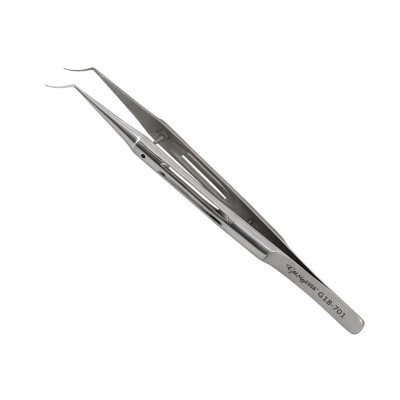 Micro Eye Forceps 5" Curved Tip