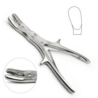 Stille Luer Rongeur 10 1/2" Curved 10mm Double Action